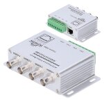 Letnerny - balun vido, 4ch ahd / cvi / tvi / cvbs emetteur - rcepteur vido passif a paires torsades ...