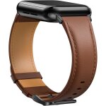 Letnerny - bracelet en cuir compatible avec bracelet apple watch 40mm 38mm 41mm femme homme, remplacement ...
