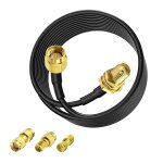 Letnerny - cble rallonge sma alsr100 1m kit cble sma mle a femelle faible perte 50 ohm pour 4g lte, ...