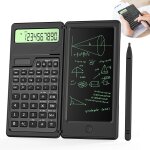 Letnerny - calculatrice scientifique avec tablette d'ecriture, calculatrice a 10 chiffres, calculatrice ...