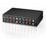 Letnerny - commutateur av composant rgb 3 voies sélecteur audio vidéo sortie composant ypbpr boîtier ... Letnerny - commutateur av composant rgb 3 voies sélecteur audio vidéo sortie composant ypbpr boîtier ...