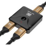 Letnerny - commutateur hdmi 2. 1, commutateur hdmi 8k 2 en 1, 4k @ 120 hz, 8k @ 60 hz, concentrateur ... Letnerny - commutateur hdmi 2. 1, commutateur hdmi 8k 2 en 1, 4k @ 120 hz, 8k @ 60 hz, concentrateur ...