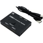 Letnerny - hdmi ultra hd 8k commutateur haute vitesse 48 gbps bidirectionnel 8k @ 60 hz 4k @ 120 hz convertiss ...