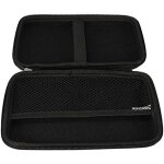 Letnerny - housse de protection gps rigide noire 7 '' pour tous les tomtom garmin sat nav