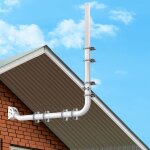 Letnerny - kit de montage d'antenne a long mur - support de poteau a gouttière long, avec coude a 90, ... Letnerny - kit de montage d'antenne a long mur - support de poteau a gouttière long, avec coude a 90, ...