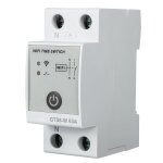 Letnerny - programmateur intelligent wifi, gts8 - w ac220v commutateur de contrle horloge modulaire ...