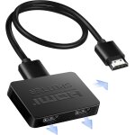 Letnerny - rpartiteur hdmi 1 entre 3 sorties avec cble hdmi 1, 2 m, distributeur hdmi 4k 1 a 3 (miroir ...