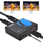 Letnerny - rpartiteur hdmi 4k 1 entre 2 sorties ¿ ultra hd 4k @ 30 hz 1 x 2 v 1. 4 hdcp, alimentation ...
