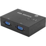 Letnerny - rpartiteur vga 2 en 1 sortie, accessoire d'ordinateur d'affichage hd de commutateur de port ...