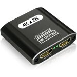 Letnerny - splitter hdmi 2 sorties - aluminium splitter hdmi 4k 1 entre 2 sorties affichage simultan ...
