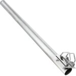 Letnerny - premiumx support de balcon 40cm Ø 48mm acier mt support de balustrade pour parabole satellite ...
