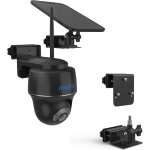 Letnerny - support de gouttire pour appareil photo et panneau solaire compatible avec reolink argus ...