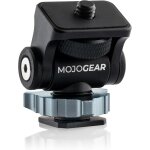 Letnerny - support avec sabot froid pour lampe / moniteur / microphone - rotation a 360 degrs et inclinable ...