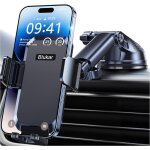 Letnerny - support tlphone voiture, porte tlphone voiture ventouse universel rglable, rotation 360& ...