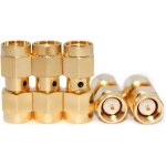 Letnerny - tojoin lot de 5 adaptateurs coaxiaux rf sma mle vers mle dc - 12 ghz 50 ohm, adaptateur ...