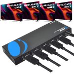Letnerny - ultrahd 4k @ 60hz 1 x 4 hdmi splitter 1 entre 4 sorties 4 ports 4 8 bits hdmi 2. 0, hdcp ...