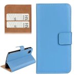 Lg nexus 5 : coque housse cuir (pu) bleu  textur 