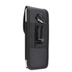 Pour lg stylo 3 plus etui housse ceinture verticale cuir nylon - dfvmobile