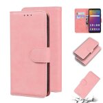 Lg stylo 5 coque, saturcase toucher confortable pu cuir magn�tique flip portefeuille support porte - ...