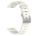 Lichifit - bracelet de montre compatible avec oppo watch x2 mini - en cuir v�ritable - 18mm - blanc