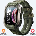 Lige - montre intelligente etanche pour homme, ip68, 5iko, sports de plein air, suivi de la condition ...