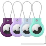 Loc - 4 pièce etuis pour airtag secure porte clé avec câble - anti - rayures coques en plastique ultra ... Loc - 4 pièce etuis pour airtag secure porte clé avec câble - anti - rayures coques en plastique ultra ...