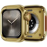 Loranka - 2 en 1 mise a jour m�tal coque compatible avec apple watch s�rie 10 46mm avec couverture arri�re, ...