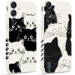 Loranka - 2 pi�ces coque pour samsung galaxy s26 ultra 6, 9 , etui avec chat poisson mignon motif antichoc ...