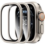 Loranka - l�k 2 pi�ces protection ecran pour apple watch ultra 3 / 2 / 1 49mm - verre tremp� 9h + cadre ...