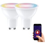 Lot de 2 ampoules led connectes gu10 spot 5w - ampoule gu10 led avec variation de luminosit - ampoule ...