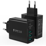 Lot de 2 chargeurs usb c, 50 w, pour iphone 16, 15, 14, 13, 12 pro max plus xr se, ipad, samsung - chargeur ...