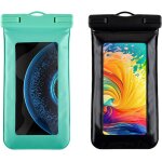 Lot de 2 coques etanches pour tlphone portable avec cordon tour de cou - en eponge flottante - convient ...