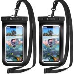 Lot de 2 coques de protection etanches ipx8 pour iphone 15 pro 14 13 12 11 xs max se galaxy s24 7