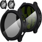 Lot de 2 coques rigides pc + verres tremps hd avec filtre anti - espion, protection ecran complte et ...