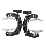 Lot de 2 etaux � ventouse pour ecran smartphone / tablette mod�le da09 2uul noir / transparent