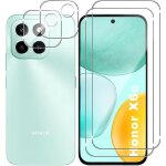 Lot de 2 + 2 films de protection d'écran en verre trempé pour honor x6c + protection d'objectif d'appareil ... Lot de 2 + 2 films de protection d'écran en verre trempé pour honor x6c + protection d'objectif d'appareil ...