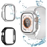 Lot de 2 housses de protection 2 en 1 pour apple watch ultra 49 mm avec verre tremp� 9h - r�sistant aux ...