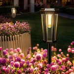 Lot de 2 lampes solaires de jardin a del etanches - allumage automatique intelligent - pour cour, pelouse, ... Lot de 2 lampes solaires de jardin a del etanches - allumage automatique intelligent - pour cour, pelouse, ...