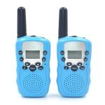 Lot de 2 mini talkies - walkies pour enfants, port�e de 3 miles, r�cepteur bidirectionnel, radio �lectronique ...