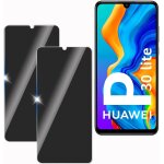 Lot de 2 protections ecran confidentialit pour huawei p30 lite ¿ verre tremp anti - espion 9h, anti ...