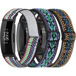 Lot de 3 bracelets elastiques en nylon compatibles avec fitbit inspire 2 / inspire hr / inspire / ace ...