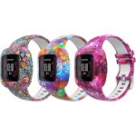 Lot de 3 bracelet de remplacement enfant, bande de montre intelligente en silicone avec motif mignon ...