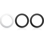 Lot de 3 plaques m�talliques fines pour support magn�tique pour t�l�phone de voiture