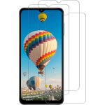 Lot de 3 verre tremp� pour samsung galaxy a12 5g, verre tremp� sans bulles et anti rayures, duret� 9h, ...
