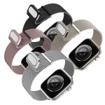 Lot de 4 bracelet pour apple watch 38mm 40mm 41mm series 9 8 7 6 5 4 3 2 1 se metal magnetic en acier ... Lot de 4 bracelet pour apple watch 38mm 40mm 41mm series 9 8 7 6 5 4 3 2 1 se metal magnetic en acier ...