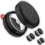 [lot de 4] support airtag etanche ipx8, etui airtag avec autocollant ultra adh�sif, support autocollant ...