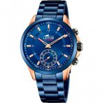 Lotus smartime 18809 / 1 smartime connected montre 43 mm - bleu or rose