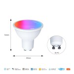 Lugh - matter gu10 - 1 pcmoes tuya matter wifi gu10 ampoule intelligente lumière led a intensité variable ... Lugh - matter gu10 - 1 pcmoes tuya matter wifi gu10 ampoule intelligente lumière led a intensité variable ...