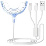 Lumire d'acclrateur de blanchiment des dents, lumire led bleue 16x plus puissante, plateau buccal, ...