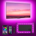 Lumires led pour tv, rtroclairage led rvb de 4 m, rtroclairage led, bande lumineuse led usb, lumires ...